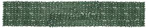 Balkonski zastor s tamnozelenim lišćem 600 x 100 cm - Zelena / 600 x 100 cm