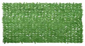 Balkonski zastor sa zelenim lišćem 300 x 150 cm - Zelena / 300 x 150 cm