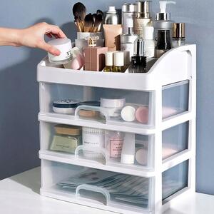 Organizator za kozmetiku 26,5 x 17 x 23,5 cm - bijeli