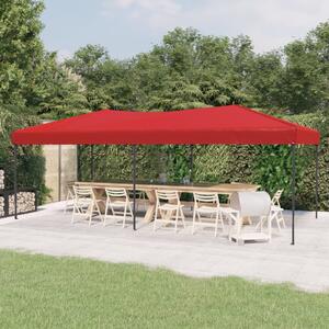 Sklopivi šator za zabave 3 x 6 m Crvena - Crvena / 3 x 6 m