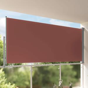 Uvlačiva bočna tenda za terasu 160 x 300 cm smeđa - Smeđa / 160 x 300 cm