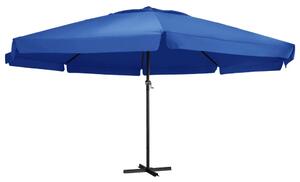 Vrtni suncobran s aluminijskim stupom 500 cm azurnoplavi - Plava / 500 cm