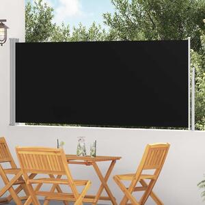 Uvlačiva bočna tenda 120 x 300 cm crna - Crna / 117 x 300 cm