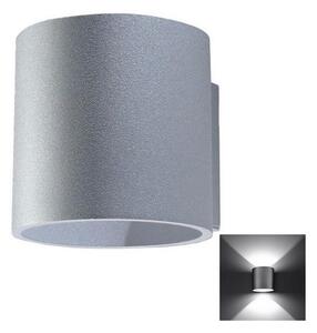 Sollux SL.0049 - Zidna svjetiljka ORBIS 1 1xG9/40W/230V siva
