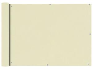 Balkonska Zaštita Oxford Tkanina Krem boje 75x600 cm - Krema / 75 x 600 cm