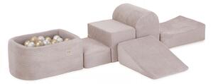 Plush Nest Mini igralište (+bazen i 100 loptica), svijetlo ružičasti