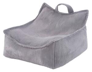 Plush Nest Puffy Square fotelja, 77x67x50, siva