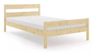 Krevet Orbis 140×200 s madracem - Prirodno drvo
