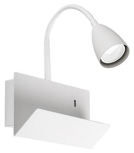 Rabalux 71090 - Zidna lampa s policom TACITO 1xGU10/25W/230V bijela