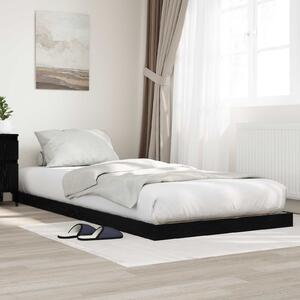 Krevet s daskama Crni hrast 75 x 190 cm Konstruirano drvo - Crna / 75 x 190 cm