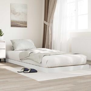Krevet s daskama Bijelo 75 x 190 cm Konstruirano drvo - Bijela / 75 x 190 cm