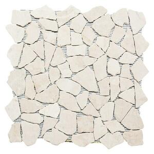 Mozaik pločica Mramor (30,5 x 30,5 cm, Bijele boje, Mat)