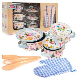 Set aluminijskih lonaca za djecu 3+ 10 dijelova