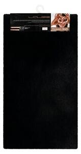 Kupaonski tepih Happy (50 x 90 cm, Crne boje)