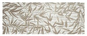 La Platera Zidna pločica Shui White Leaves (35 x 90 cm, Bijele boje/Smeđe boje)