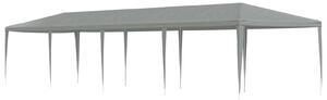 Šator za zabave Svijetlo siva 1200 x 300 x 255 cm PE i čelik - Siva / 1200 x 300 x 255 cm