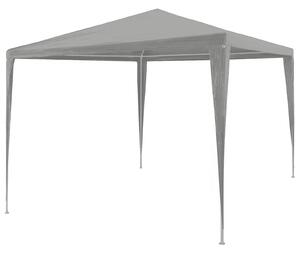 Šator za zabave Svijetlo siva 300 x 300 x 255 cm PE i čelik - Siva / 300 x 300 x 255 cm