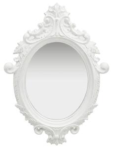 VidaXL Zidno ogledalo u dvorskom stilu 56 x 76 cm bijelo