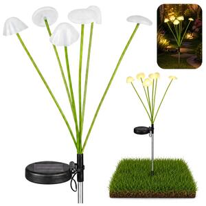 Solarna vrtna lampa gljive, toplo LED svjetlo 70 cm