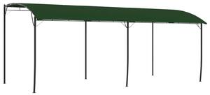 Gazebo 6 x 3 x 2,55 m Zelena Tkanina i Aluminij 180 gsm - Zelena / 6 x 3 x 2,55 m