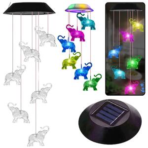 Solarna vrtna LED svjetla slonovi 70 cm