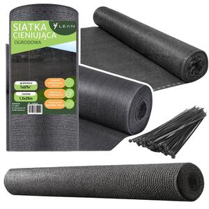 Mreža za sjenu siva 1,5 × 25 m 140 g/m²
