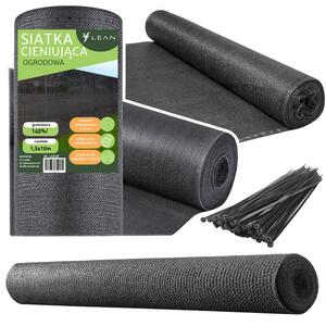 Mreža za sjenu maskirna siva 1,5×10 m 140 g/m²