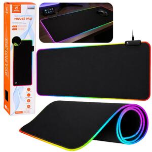 LED podloga za tipkovnicu i miš 30 × 80 cm