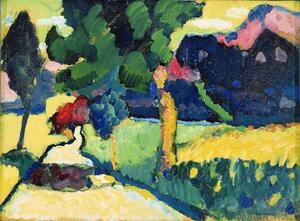 Wassily Kandinsky - Reprodukcija umjetnosti Summer Landscape, 1909, (40 x 30 cm)