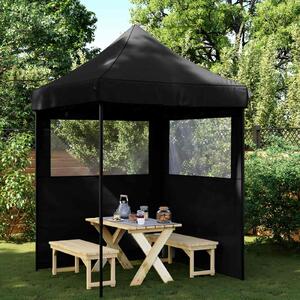 Šator za zabave Crna 200 x 200 x 306 cm Oxford tkanina - Crna / 200 x 200 x 306 cm