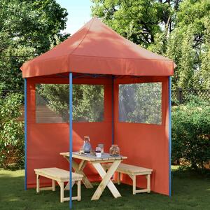 Šator za zabave Terakota 200 x 200 x 306 cm Oxford tkanina - Crvena / 200 x 200 x 306 cm