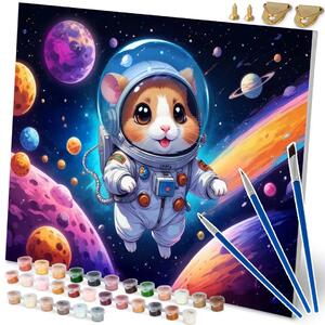 Slika po brojevima 40 × 50 cm Massido Astronaut