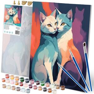 Slika po brojevima Massido 40 × 50 cm mačke · 699017
