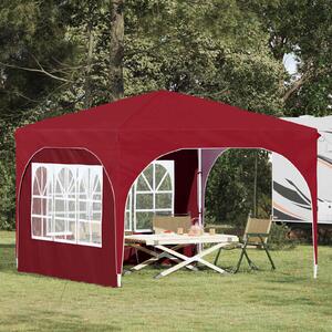 Rastezljivi šator za zabave 290 x 290 x 245 cm Tamno crvena - Bordo / 290 x 290 x 245 cm