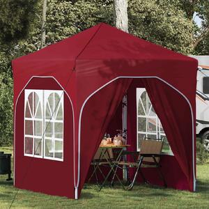 Rastezljivi šator za zabave 192 x 192 x 245 cm Tamno crvena - Bordo / 192 x 192 x 245 cm