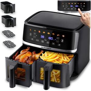 Friteza na vrući zrak 10,2 l dvostruka komora Berdsen BD-657 1700 W crni
