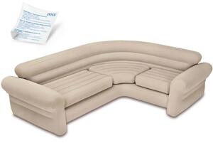 Kutna sofa na napuhavanje 257 × 203 × 76 cm Intex 68575