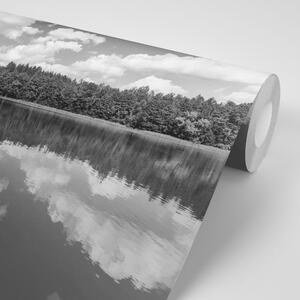 Fototapeta crno-bijelo jezero ljeti