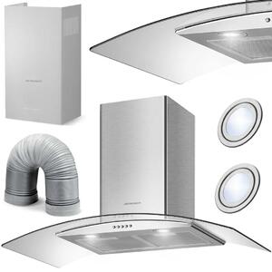 Kuhinjska napa s dimnjakom Berdsen BT-223 90 cm inox
