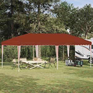 Rastezljivi šator za zabave 575 x 290 x 245 cm Terakota - Terakota / 575 x 290 x 245 cm