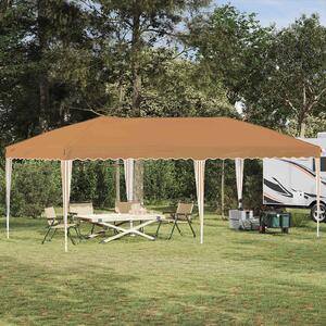 Rastezljivi šator za zabave 575 x 290 x 245 cm Bež - Bež / 575 x 290 x 245 cm
