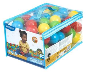 Set od 100 loptica 5,85 cm za BESTWAY suhi bazen, 4 boje + vrećica