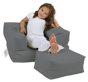 Atelier Del Sofa Vreća za sjedenje, Kids Single Seat Pouffe - Fume