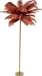 Podna Lampa Feather Palm Rusty Red