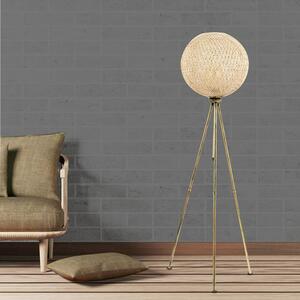 Opviq Podna lampa PIED metal- juta zlatna, promjer 35 cm, visina 138 cm, E27 45-60 W, Pied - Gold