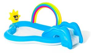 Napuhano igralište za vrt Sunny Rainbow 257x145x91cm BESTWAY + tobogan