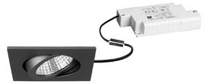 BRUMBERG Damita-S LED ugradbena svjetiljka, RC prigušiva, mat titan, IP65, prigušiva, Metalik, kupaonica, Aluminij, Četvrtasta ugradna svjetla