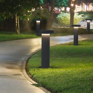 Molto Luce CIRC LED svjetiljka za stazu, DALI, antracit, visina 82 cm, IP65, prigušiva, Crno, Aluminij
