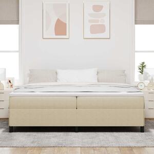 Krevet s opruga kutije Siva zelena 200 x 200 cm Kordura tekstil - Zelena / 200 x 200 cm