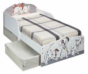 Dětská postel Ourbaby Disney heroes bijela siva 140x70 cm